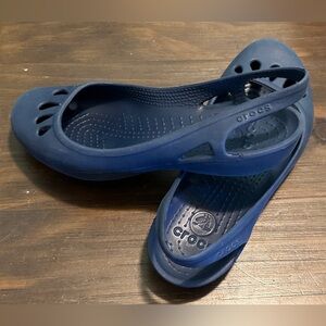 Crocs Women’s Flats - Kadee Ballet Flats - Navy Blue - Size 6